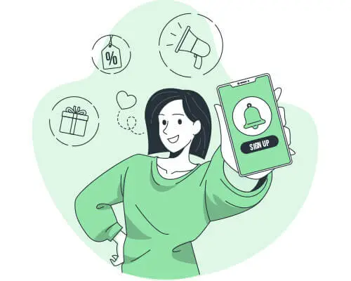 sign up to get warehouse shipping address