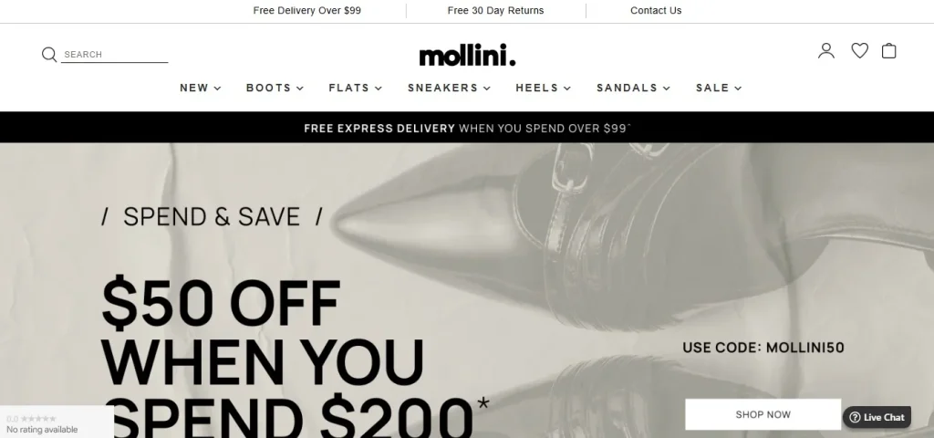 Mollini Footwear Brand